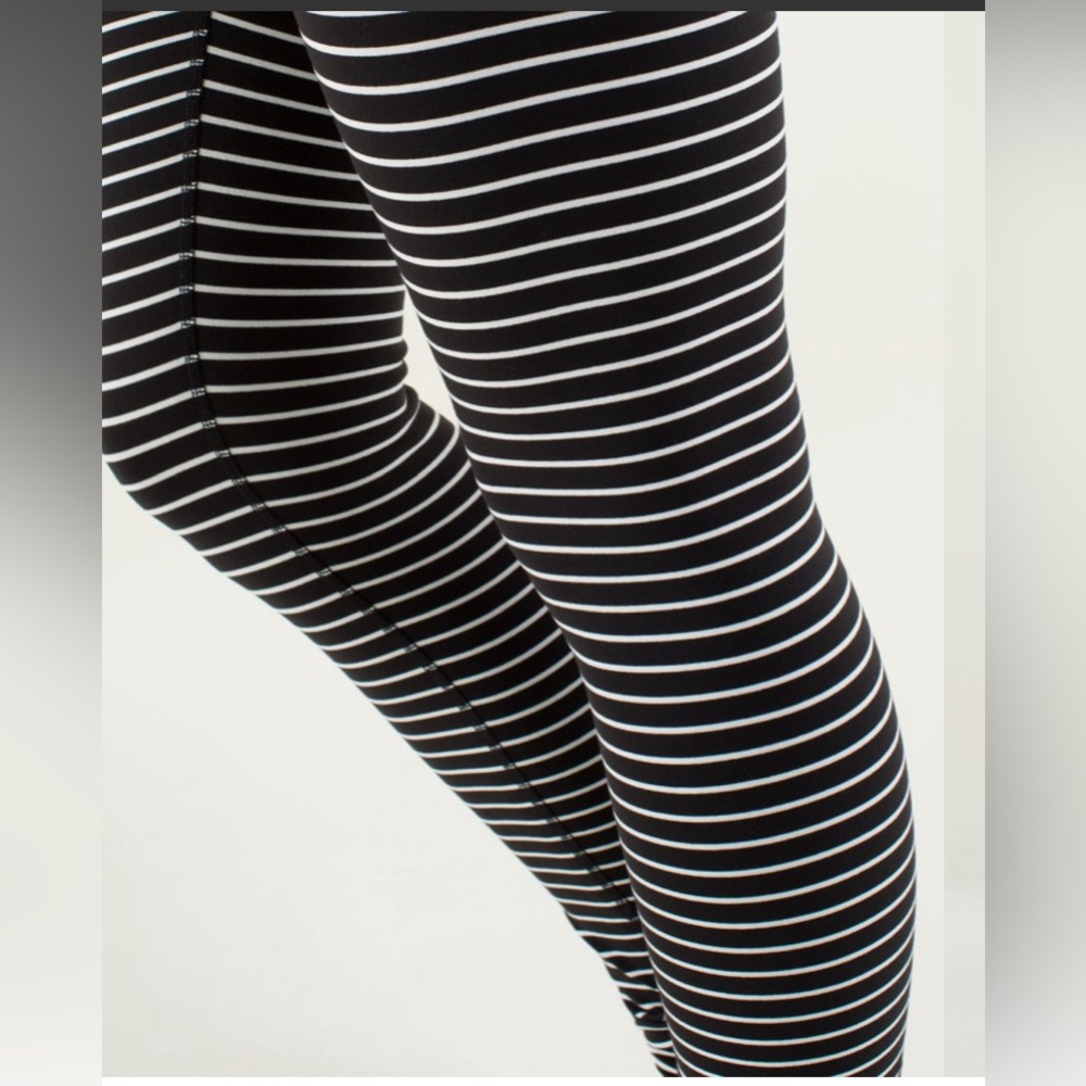 #43 Lululemon Wunder Under Pant Parallel Stripe B… - image 7